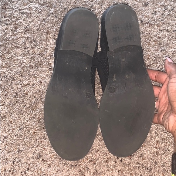 Black Francesca Ankle Booties - Picture 4 of 4